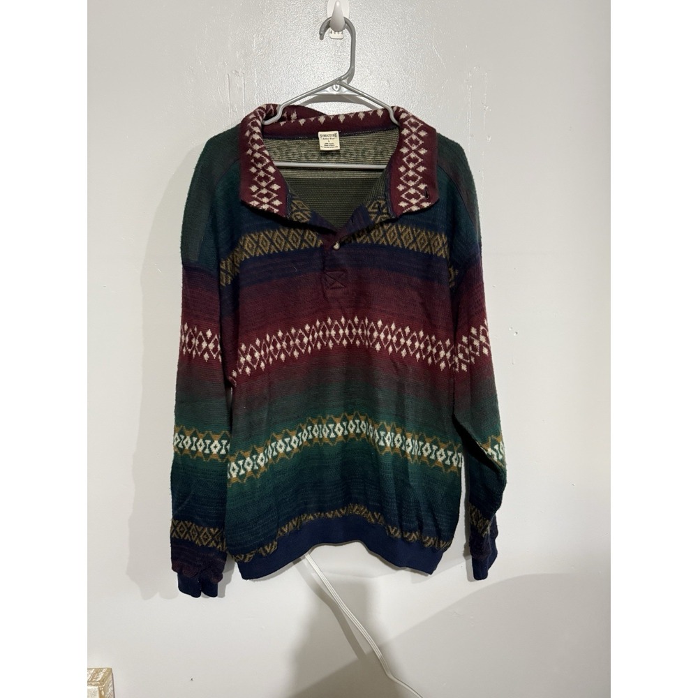 Vintage Structure Aztec Navajo Western Sweater Men's‎ Size L